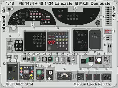 Eduard FE1434 1:48 Avro Lancaster B Mk.III Dambuster • £10.79