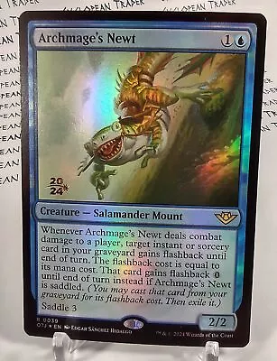 FOIL Prerelease ARCHMAGE'S NEWT Mtg NM Outlaws Of Thunder Junction Rare • $2.49