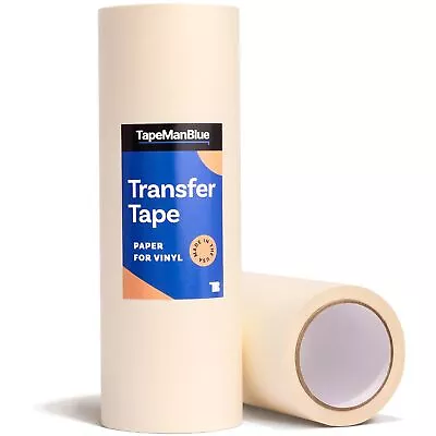 12  X 50' Roll Of Paper Transfer Tape For Vinyl Made In America Premium-Gra... • $32.69