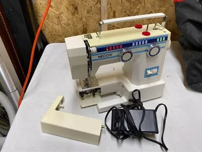 Vintage Necchi Sewing Machine + Pedal Model No. 3537 • $65