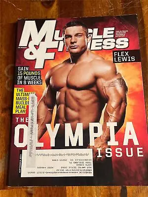 MUSCLE & FITNESS Bodybuilding Magazine FLEX LEWIS 9-11 • $2.99