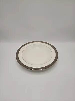 Mikasa  Crown Jewel Platinum   9 Inch Rimmed Soup Bowl - Mint Condition • $11.20