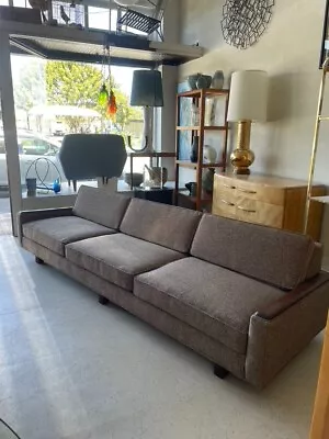 Vintage 3-Cushion Sofa In The Style Of Adrian Pearsall | Mid Century Modern Seat • $3500