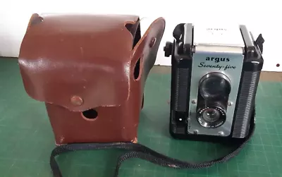 Vintage Camera ARGUS SEVENTY -FIVE  In  Original Leather Case • $20