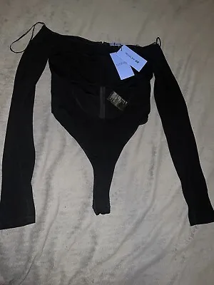 £150 • Buy MUGLER X H&M Cut Out Black Body Size 8 NEW WITH TAGS🔥IN HAND🔥 READY TO POST🔥