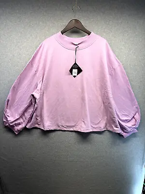 $9.60 • Buy Ava & Viv Womens Sweatshirt Size 3X Pink Long Sleeve NWT