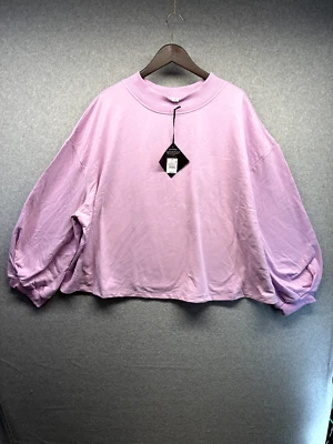 $9.60 • Buy Ava & Viv Womens Sweatshirt Size 3X Pink Long Sleeve NWT