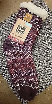 MUK LUKS Multi Color Women's Cabin Socks Slip Resistant  • $12.49