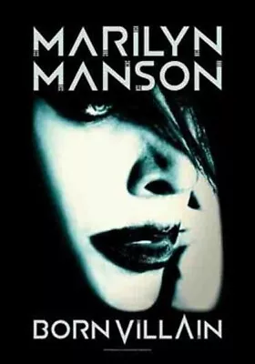 Marilyn Manson Poster Flag Born Villain Tapestry • $15.99
