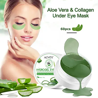£6.78 • Buy 60 Pcs Under Eye Hydrogel Collagen & Aloe Mask Patches Dark Circles Anti Ageing