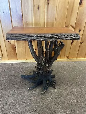 Professional Hand Carved Real Yellow Pine Coffee Table  22   Wood Carving Art • $225