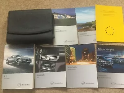 Mercedes Slk R172 Owners Manual Handbook & Wallet (2011 - 2015)  Fast Post • $88.41