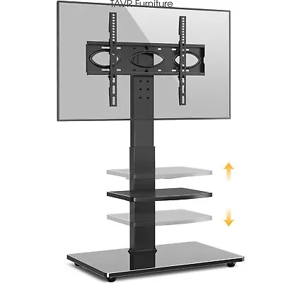 TVAR Swivel Floor TV Stand With Mount For 32-70 Inch LCD LED OLED TV Black • $65.99