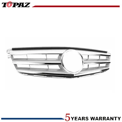 Front Chrome Grille For Mercedes Benz C CLASS W204 S204 C200 C250 2048800023 • $107.99