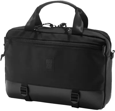 Topo Designs Commuter Briefcase Black Leather 15L Backpack Bag • $99