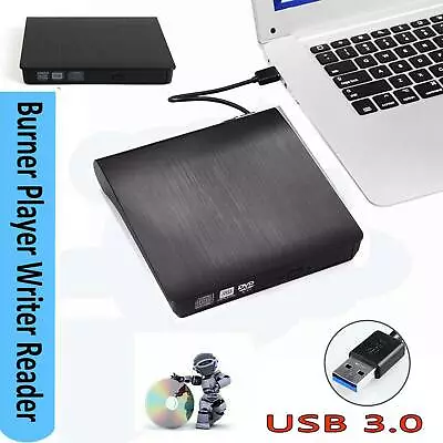 £10.99 • Buy External USB 3.0 Drive DVD±RW CD RW Drive Copier Writer Reader Rewriter UK