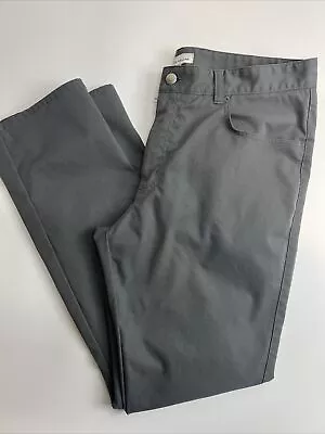 Peter Millar Men’s Gray 5 Pocket Performance Golf Pants Size 36x32 Stetch • $44.95