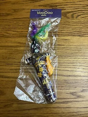 BLACK Voodoo Doll New Orleans Mardi Gras Souvenir • $7.99