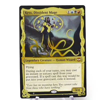 Kess Dissident Mage  Commander * Altered Golden Vinyl Foil * Alter MTG Magic • $24.99