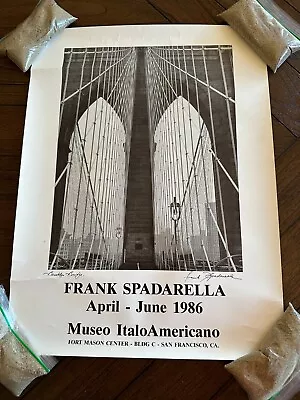 Frank Spadarella Brooklyn Bridge Poster Hand Signed - TC • $25