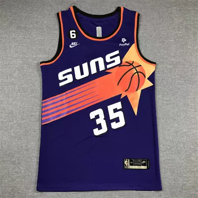 Classic Kevin Durant #35 Phoenix Suns Basketball Jerseys Stitched Purple*- • £19.70