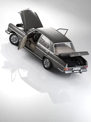 Genuine Mercedes-Benz 1:18 280SE W108 Anthracite Grey B66040598 • $459.98