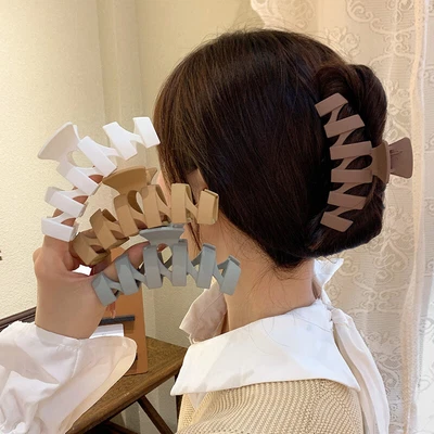 $1.35 • Buy Women Large Hair Claw Rectangle Hair Clips Hairpin Crab Claws Hair Accessories