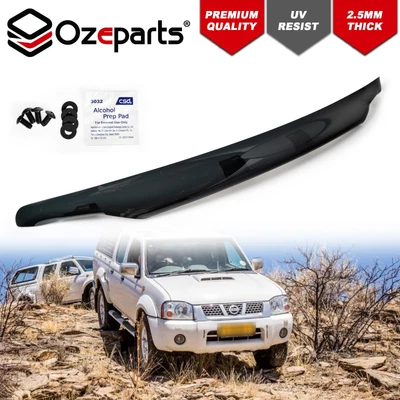 $69.30 • Buy Bonnet Protector Hood Deflector Bug Guard For Nissan Navara D22 Ute 2001~2015