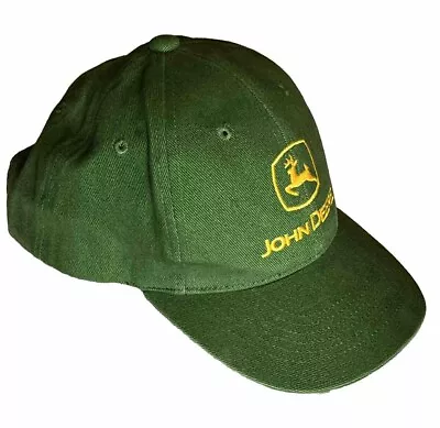 Vintage John Deere Green Snapback Hat Licensed John Deere Hat VERY CLEAN! • $9.99