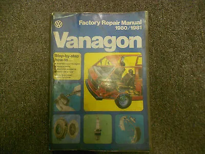 1980 1981 VW Vanagon Factory Repair Service Shop Manual FACTORY OEM BOOK 80 81  • $149.99