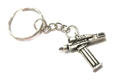 STAR TREK PHASER Keychain Key Chain Antique Silver Color Collectible Gift USA • $7.95