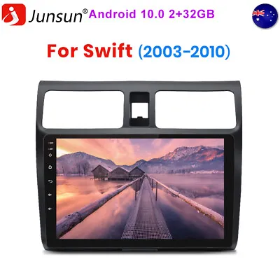 $285.99 • Buy For Suzuki Swift 2003-2010 10“Android10 Car Stereo Radio GPS Navi BT WiFi DAB+FM