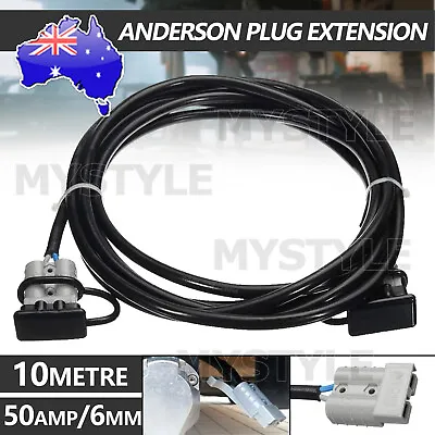 Ready To Use10m 50Amp Anderson Plug Extension Lead TwinCore Automotive Cable • $29.85