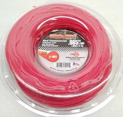 5921 Rotary Red Nylon Round Commercial Trimmer Line .065 X300' 1/2lb Donut • $11.58