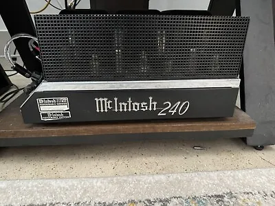 McIntosh MC240 Tube Amplifier NEW Chassis Sounds Fabulous  Very Clean Restored • $3200