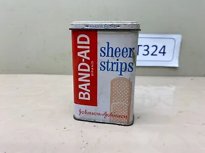 Vintage Metal Band-Aid Sheer Strips Metal Hinged Tin Box • $6.97