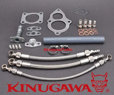 Turbo Install Kit For Mitsubishi 4G63T RVR W/ Stock TD04HL 13T 15T Turbocharger • $114