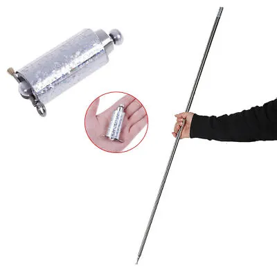 Stretchable Pocket Magic Cane Trick Wand High Elasticity Steel Trick Props UK • £9.89