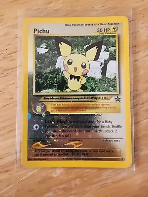 Pokémon Pichu 35 Black Star Promo Holographic Foil • $20