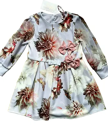 BNWT 🎀TED BAKER 🎀 Girls Dress 18-24 Months Girls New Baby Girl Opal Floral • £25