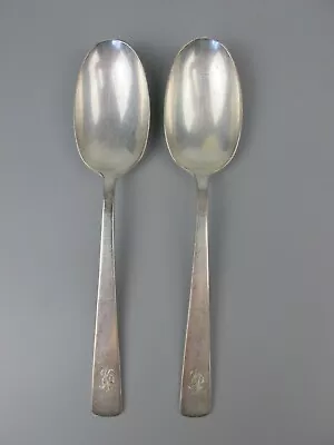 Mappin & Webb Serving Spoons X 2. Princess Silver Plate. Overture. Vintage 8.25  • £12.99