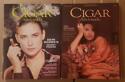 $22.99 • Buy Vintage Cigar Aficionado Magazines Hollywood Actresses Demi Moore Gina Gershon