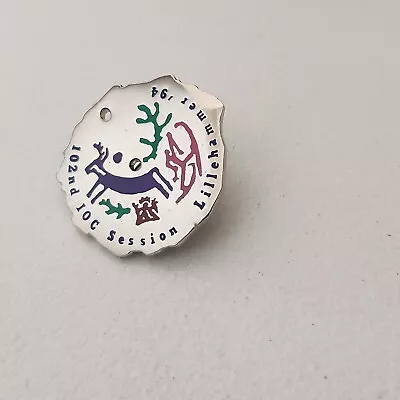 Lillehammer 1994 IOC Session Pin Badge ~ Olympic Games Mt1 • $12.99