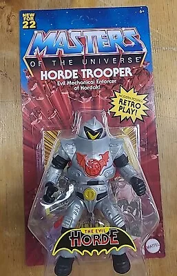 Mattel Masters Of The Universe Retro Horde Trooper Action Figure - MOSC • $24.99