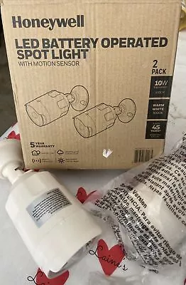 Honeywell LED Battery Operated Spotlight W/ Motion Sensor-2 Pack • $39.99