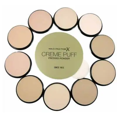 Max Factor Creme Puff Compact Face Powder - Choose Your Shade • $11.18