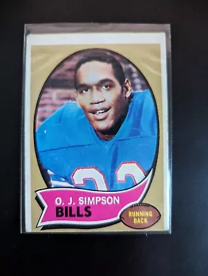 1970 Topps - #90 O.J. Simpson (RC) • $10.50