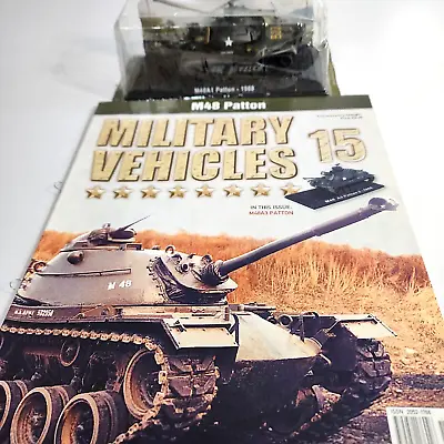 M48A1 Patton - 1968 Magazine No. 15 | 1:72 Military Vehicles Diecast • $30