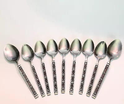 9 Vintage Gorham Stainless Flatware 7 Teaspoons 2 Tablespoons HACIENDA - MCM • $51.76