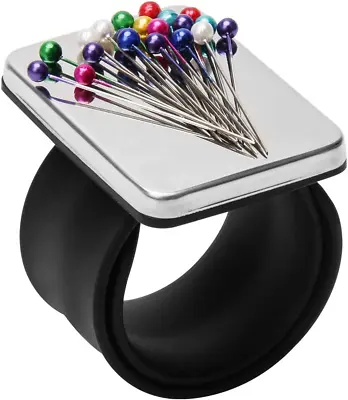 Magnetic Pin Holder Wrist Band Magnetic Wrist Sewing Pincushion With Wristband  • $10.58